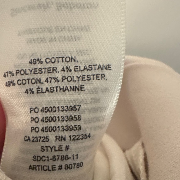 Babaton Cream High-Rise Tailored Pleated Shorts - Picture 5 of 5